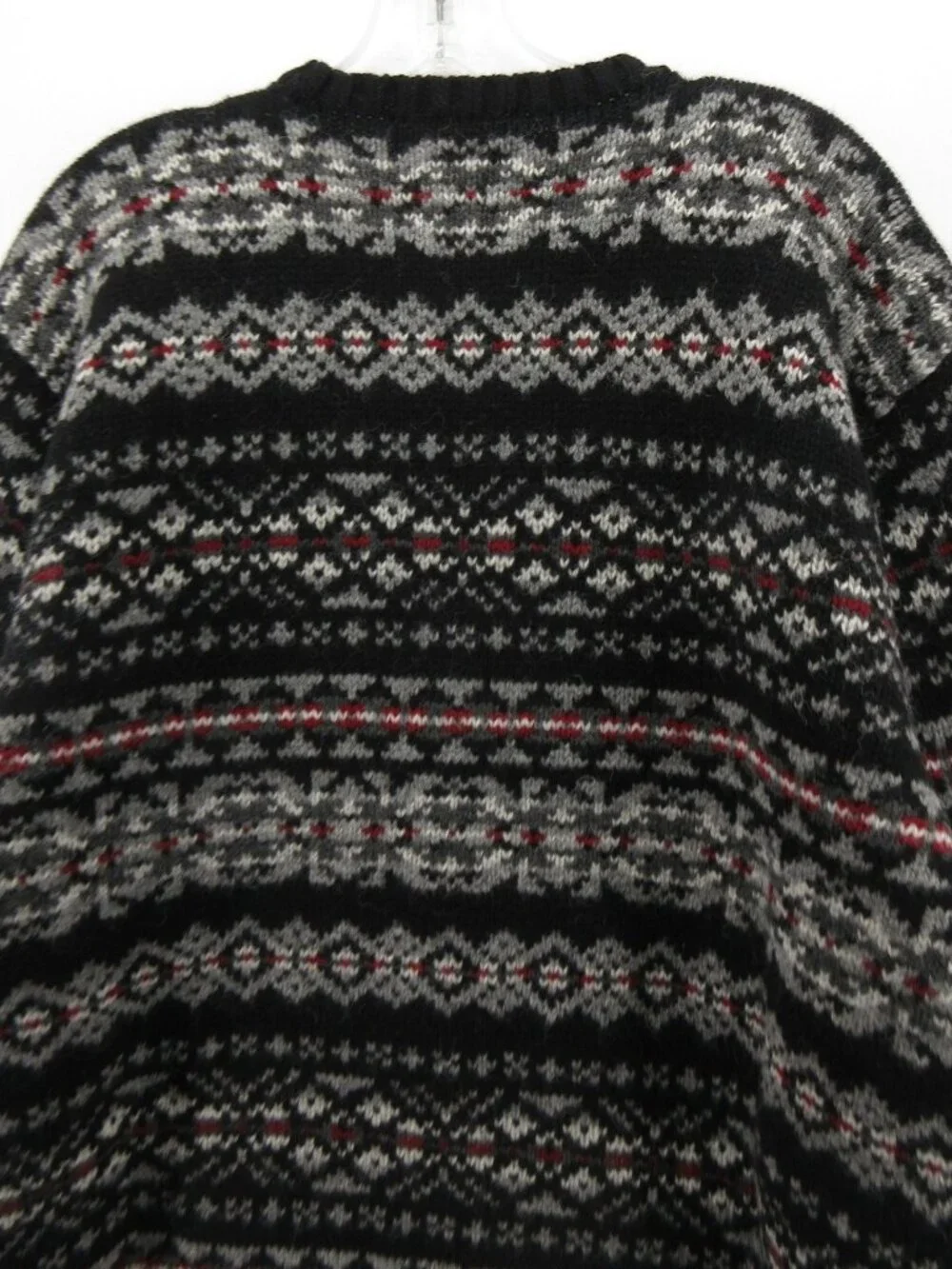 VINTAGE Polo Ralph Lauren Sweater XL Lambswool Fair Isle Nordic Chunky